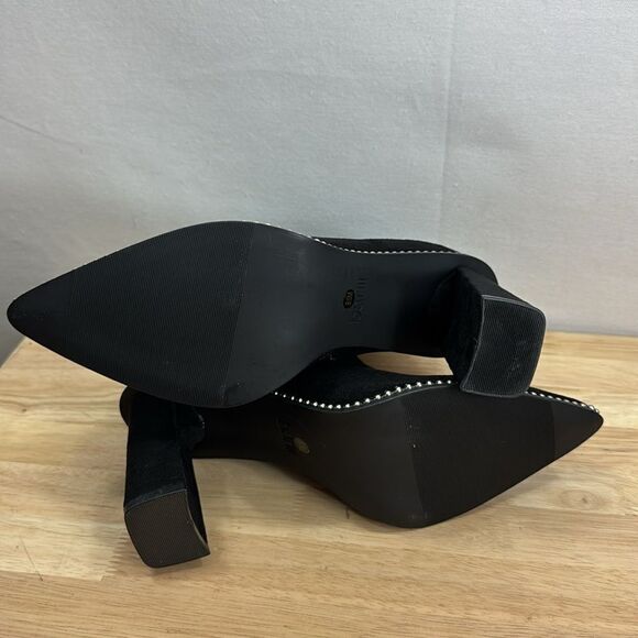 Bar III Laynee Block-Heel Dress Booties- Black MC- Size 8.5 M NIB - Picture 6 of 8